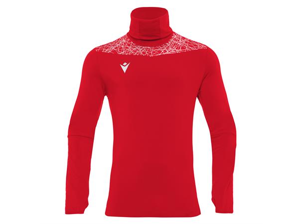 Kolyma Training Top RØD/HVIT M Høyhalset tekninsk treningstop - Unisex 