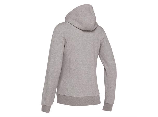 Lyre Full Zip Hooded Jacket W GRY XS Hettejakke i bomullsmiks til dame 