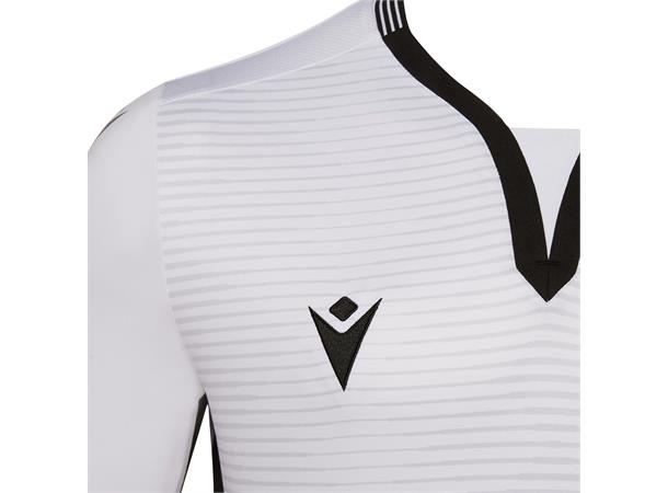 Canopus Shirt Shortsleeve WHT/BLK M Elegant teknisk t-skjorte - Unisex 