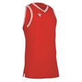 Freon Shirt RED L Armløs basketdrakt - smal modell