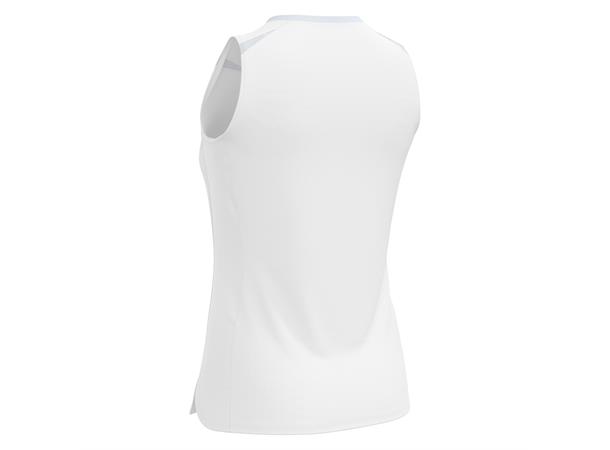 Lily Eco Sleeveless Shirt WHT/SLV M Teknisk kamp og treningsdrakt - Dame 