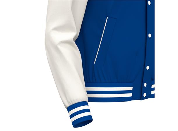 Fiddle varsity college ROY/WHT 3XS Collegejakke - Unisex 