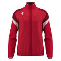 ODIN full zip top RED/WHT XL Jakke med kontrastdetaljer